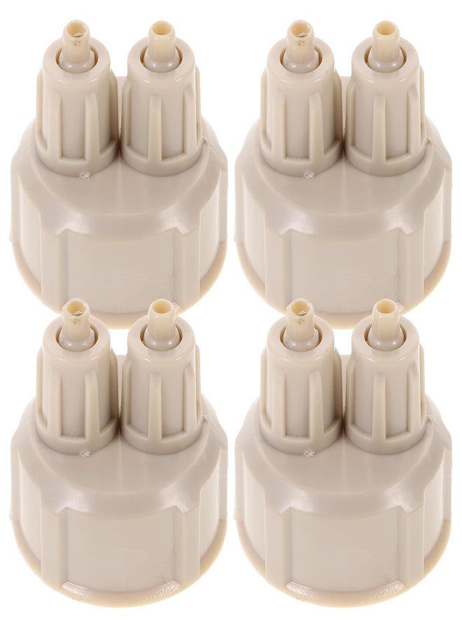 BUGUUYO 4Pcs DIY Co2 Aquarium Bottle Caps Quick Twist Plastic Reactor Caps for Air Pump Accessories Fish Tank Plant Co2 Diffuser - Image 1